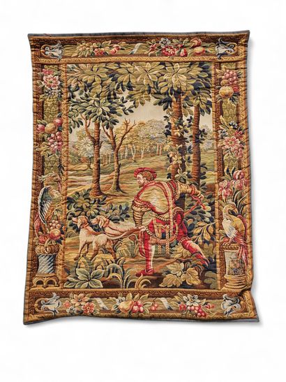 Set of four modern tapestries