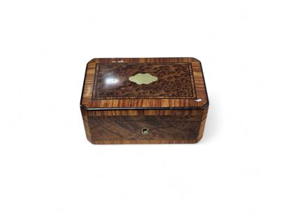 Small marquetry jewelry box