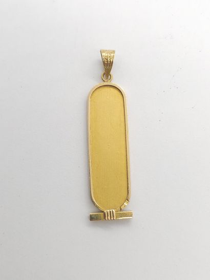 PENDANT in 750° yellow gold 
Weight : 5,03...