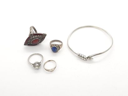 SET of jewelry in 800° silver
Bracelet and...