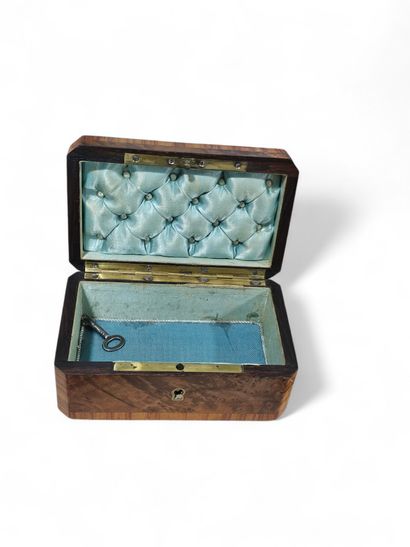 Small marquetry jewelry box