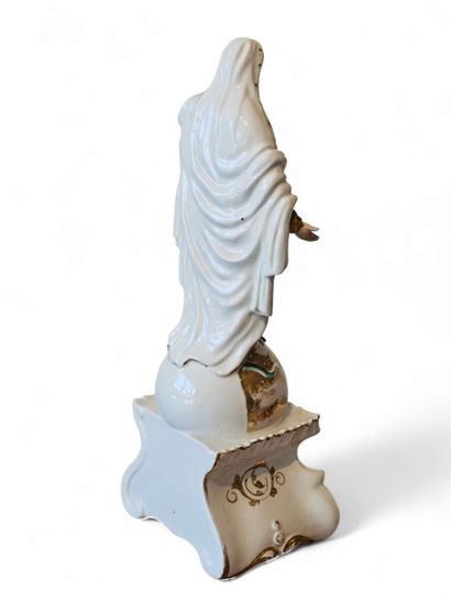 Porcelaine de Paris The Virgin of the Assumption...
