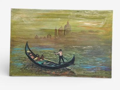 A Wiekman (?)
Seascape 
Oil on canvas 
Signed...