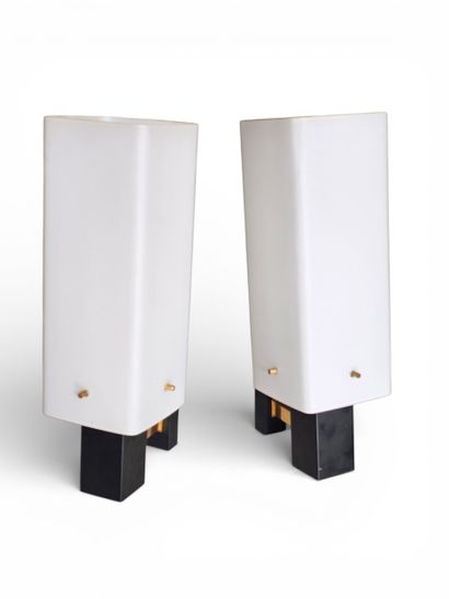 ARLUS attributed to, 1950 
Set of wall sconces...