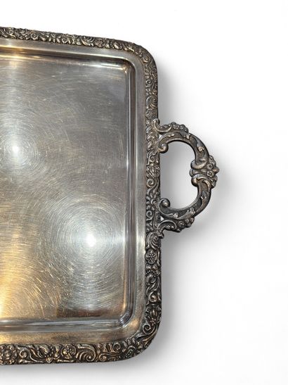 SPANISH WORK
Large serving tray with two...
