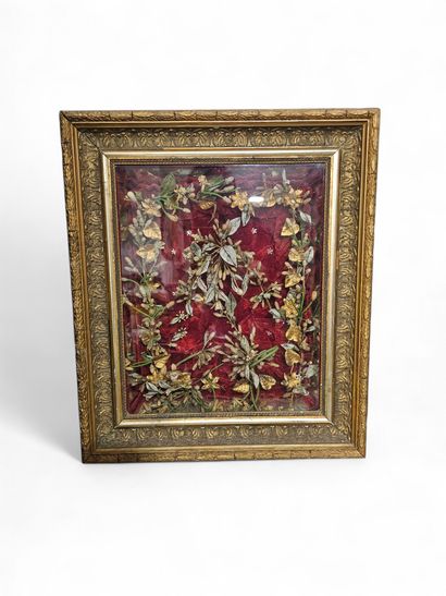 20th century French work
Framed bridal bouquet...