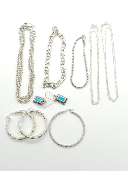 SET of 925° silver jewelry
Necklaces, bracelets...