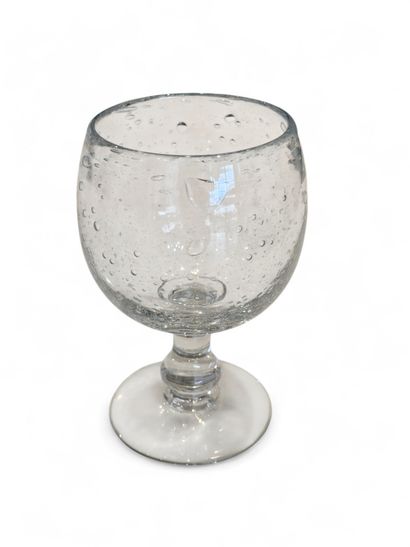 BIOT 
Set of eight white bubble glasses on...