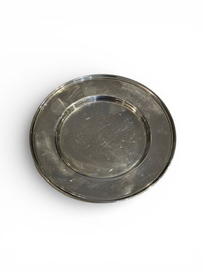 SET OF EIGHT SILVER CARAF COVERS 
Mark on...