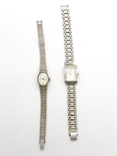 AURORE
Ladies' wristwatch in 800° silver,...