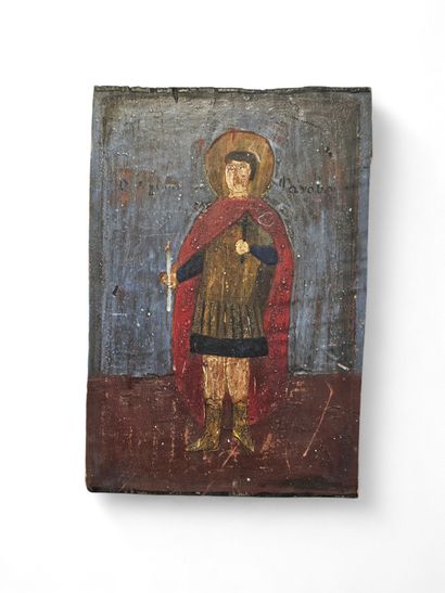 GREEK OR BYZANTIAN SCHOOL depicting Saint...