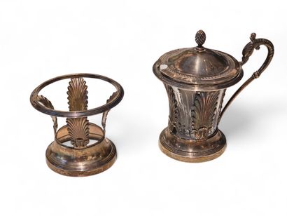 Empire-style silver (.800) MOUTARDIER with...