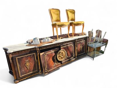 Furniture set comprising
A sideboard opening...