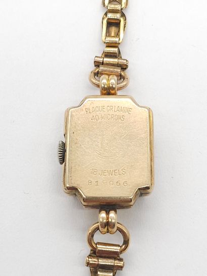 LIP 
Ladies' wristwatch, square case 
Hand-wound...