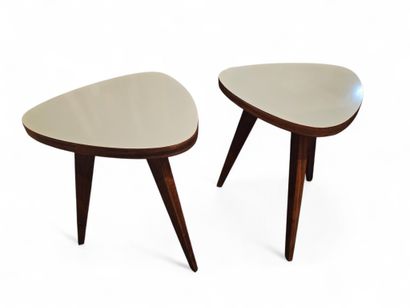 WORK OF THE 1950s
Pair of triangular tripod...