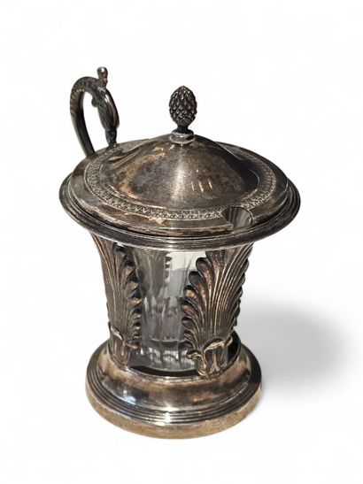 Empire-style silver (.800) MOUTARDIER with...