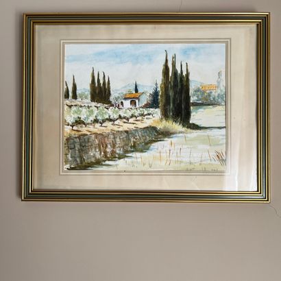 Dans la chambre 3
Gravure en cadré et vitrée...