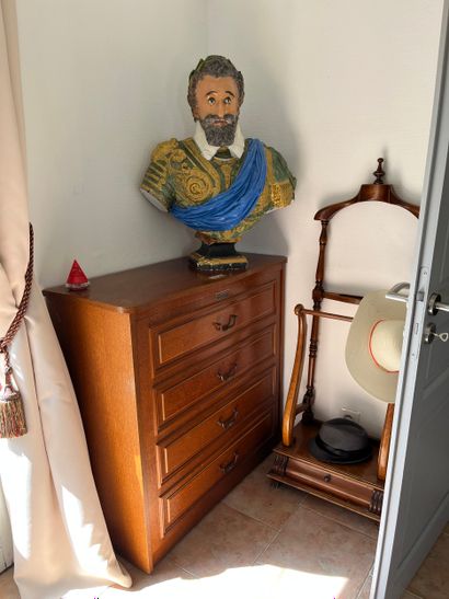 BUSTE en plâtre représentant Henri IV
Dim...