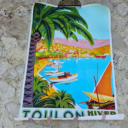 REPRODUCTION d'affiche de TOULON