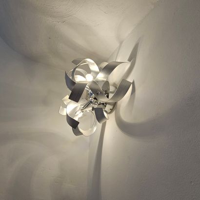 SUSPENSION DESIGN en métal brossé et chromé
Dim:...