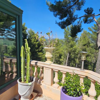ITALIA GARDEN 
Ensemble de Cinq pots de style...
