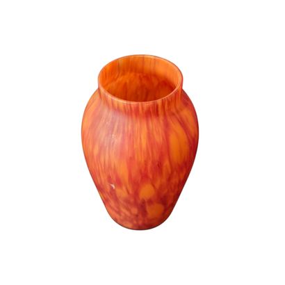 TRAVAIL français XXe siècle 
Vase en verre...