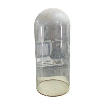 Grand globe en verre sans le socle 
H : 58...