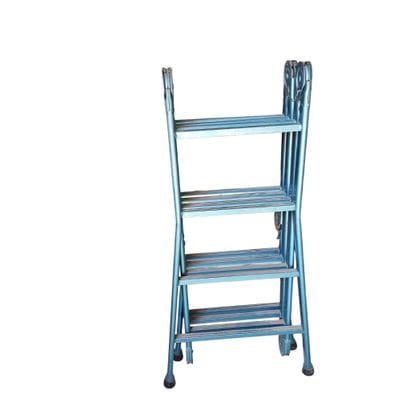 Echelle échafaudage pliant en fer laqué bleu
Dim...