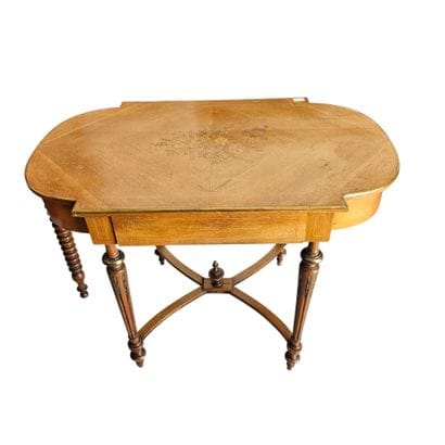 TABLE DE MILIEU en bois et bois de placage...