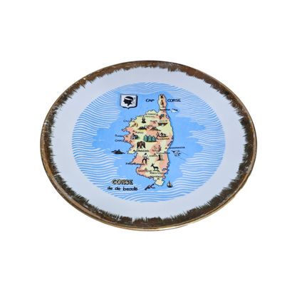 LALLIER à Moustier 
Petite soupière en porcelaine...