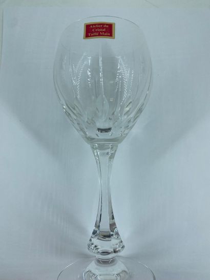 L'ATELIER DU CRISTAL
Suite de six verres...