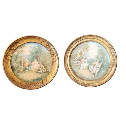 TRAVAIL FRANÇAIS XXème siècle 
Deux miniatures...