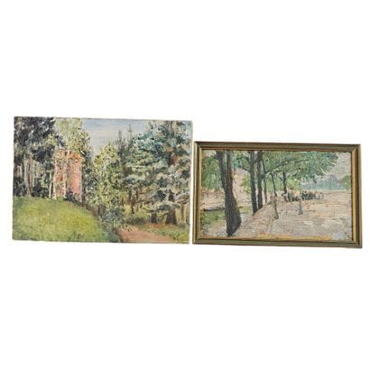 TRAVAIL français XXème siècle 
Paysages sylvestres
Deux...