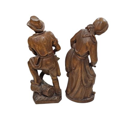 ECOLE espagnole XXème siècle
Couple de paysans
Paire...