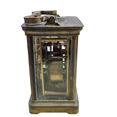 PENDULETTE=REVEIL cage de voyage dite d'Officier...