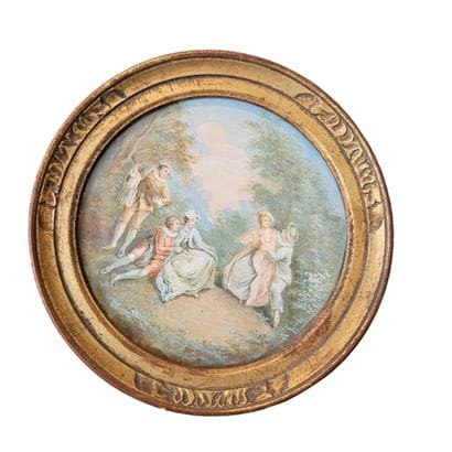 TRAVAIL FRANÇAIS XXème siècle 
Deux miniatures...