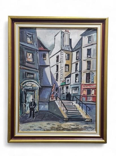 GUILLERY (XX ème)
Rue Saint Bon, Paris
Huile...