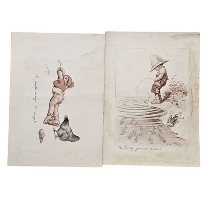 LE FOUQUET'S PARIS
Deux menus imprimés illustrés...