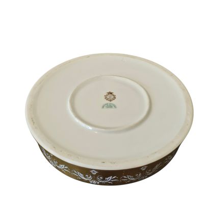 LIMOGES XXe siècle
Bonbonnière circulaire...