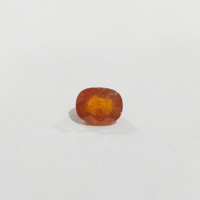 GRENAT orange spessartite , coussin , Nigéria...