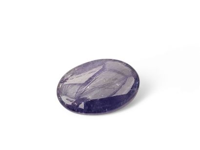 TANZANITE violet blue , cabochon , Tanzanie...