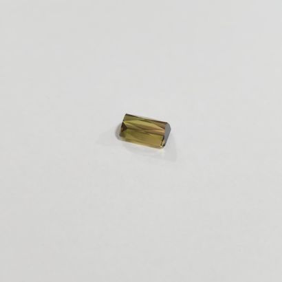 TOURMALINE yellowish green VVS , émeraude...