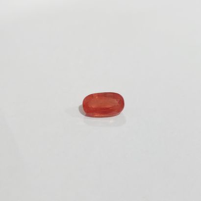 SAPHIR orange , ovale , Tanzanie , 2,26 Carats,...
