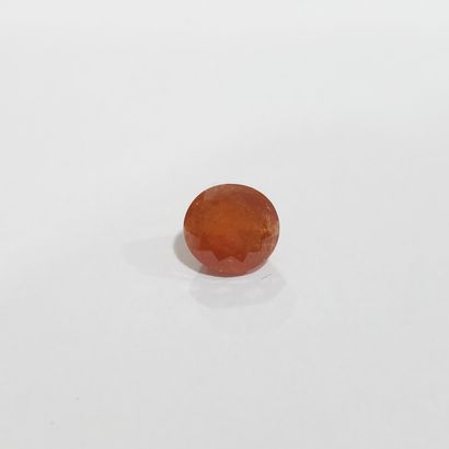 GRENAT orange spessartite , ovale , Nigéria...
