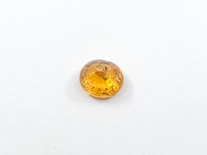 GRENAT orange spessartite , ovale , Namibie...