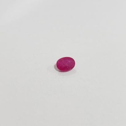RUBIS pinkish red , ovale , Mozambique ,...