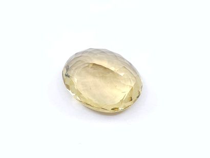 CITRINE yellow VS , ovale , Africa , 7,85...