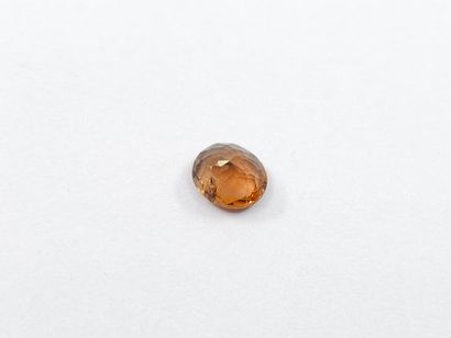 TOURMALINE orange VS , ovale , Mozambique...