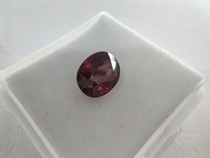 GRENAT purplish pink rhodolite VVS Madagascar...