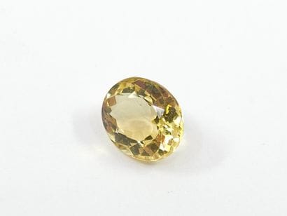 CITRINE yellow VS , ovale , Brésil , 4,30...